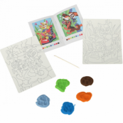 Rinkinys 2 vnt spalvoto smėlio paveikslai