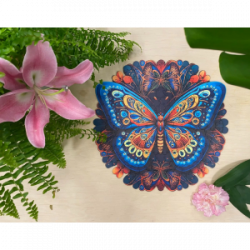 Medinė dėlionė MILLIWOOD, drugelis, 206 detalės