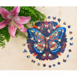 Medinė dėlionė MILLIWOOD, drugelis, 206 detalės