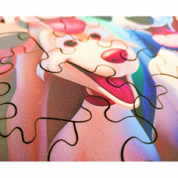 Medinė dėlionė MILLIWOOD, šuniukai, 50 detalių