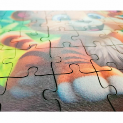 Medinė dėlionė MILLIWOOD, tigriukas, 70 detalių