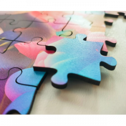 Medinė dėlionė MILLIWOOD, panda, 70 detalių