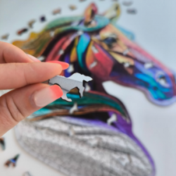 Medinė dėlionė MILLIWOOD, žirgas, 500 detalių