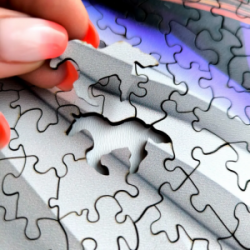 Medinė dėlionė MILLIWOOD, žirgas, 500 detalių