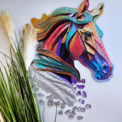 Medinė dėlionė MILLIWOOD, žirgas, 500 detalių