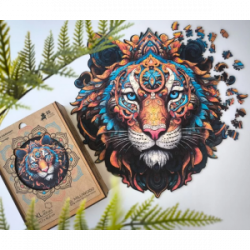 Medinė dėlionė MILLIWOOD, tigras, 400 detalių