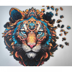 Medinė dėlionė MILLIWOOD, tigras, 400 detalių