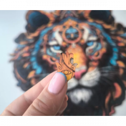 Medinė dėlionė MILLIWOOD, tigras, 400 detalių