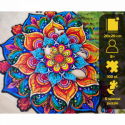 Medinė dėlionė MILLIWOOD, mandala, 100 detalių