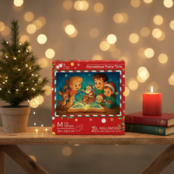 Medinė dėlionė MILLIWOOD, Kalėdinė pasaka, 150 detalių