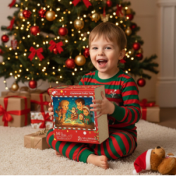 Medinė dėlionė MILLIWOOD, Kalėdinė pasaka, 150 detalių