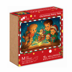 Medinė dėlionė MILLIWOOD, Kalėdinė pasaka, 150 detalių
