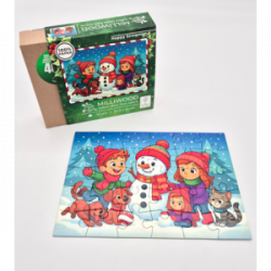 Medinė dėlionė MILLIWOOD, Besmegenis, 30 detalių