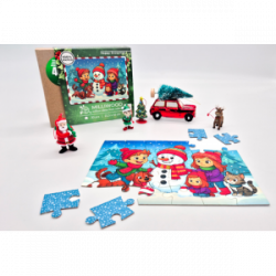 Medinė dėlionė MILLIWOOD, Besmegenis, 30 detalių