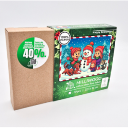 Medinė dėlionė MILLIWOOD, Besmegenis, 30 detalių