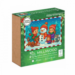 Medinė dėlionė MILLIWOOD, Besmegenis, 30 detalių