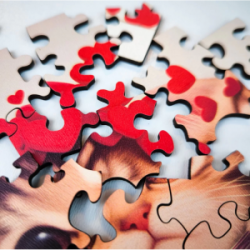 Medinė dėlionė MILLIWOOD, katytė, 50 detalių