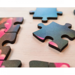 Medinė dėlionė MILLIWOOD, žuvelė, 70 detalių