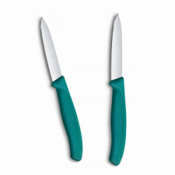 Peiliai VICTORINOX PARING 2 vnt 8cm, žalios sp.