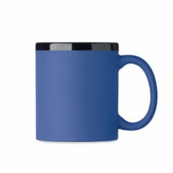 Keramikinis puodelis gumuotu paviršiumi RUBY 300ml, tinka graviravimui