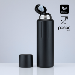 Termosas SCANDIC 750ml, juodos sp., COLORISSIMO