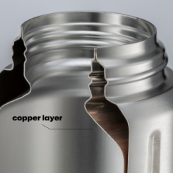 Termosas SCANDIC 750ml, juodos sp., COLORISSIMO