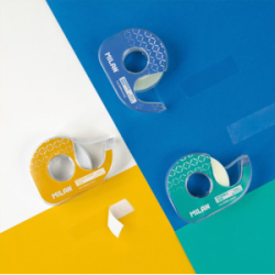 Dvipusė lipni juostelė 15 mm. x 10 m. MILAN , pak.10vnt.