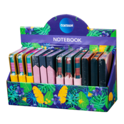 Užrašų knygutė kietu viršeliu CENTRUM A6/80l linijomis