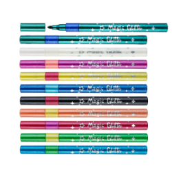 Flomasteriai blizgūs MAGIC CENTRUM  10sp.