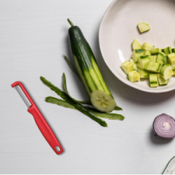 Skustukas dantytas, plastikine rankena VICTORINOX, raudonos sp.