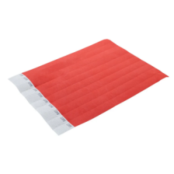 Popierinė apyrankė WRISTVEK, raudona sp., COOL 1vnt.