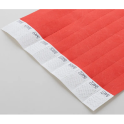 Popierinė apyrankė WRISTVEK, raudona sp., COOL 1vnt.