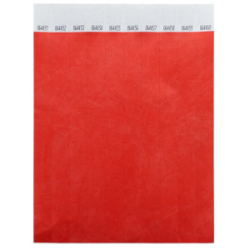 Popierinė apyrankė WRISTVEK, raudona sp., COOL 1vnt.