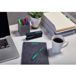 Juostelė DYMO D1 19mmx7m juoda/žalia