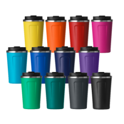 Termo puodelis NORDIC 350ml, rožinės sp.