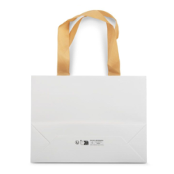 Dovanų maišelis DUNA 24x18x8cm baltos spalvos