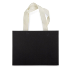 Dovanų maišelis DUNA 24x18x8cm juodos spalvos