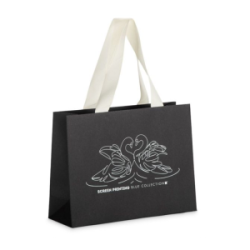 Dovanų maišelis DUNA 24x18x8cm juodos spalvos