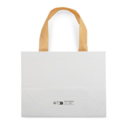 Dovanų maišelis DUNA 36x28,4x12cm baltos spalvos