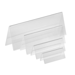 Pastatomas kortelių dėklas EUROPEL dvipusis 1/2 A4 300x105mm, pak.5vnt.