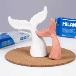 Modelinas MILAN 500g baltos spalvos