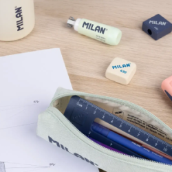 Liniuotė MILAN plastikinė 15cm, įp.20vnt.