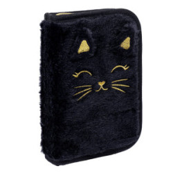 Penalas užpildytas FLUFFY KITTY, juodos spalvos