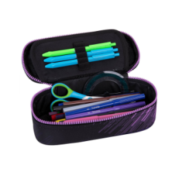 Penalas COOLPACK CAMPUS 23x10x6cm, margas, violetinės spalvos
