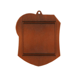 Medalis tinklinis MD8047 bronzos spalvos 79x67mm
