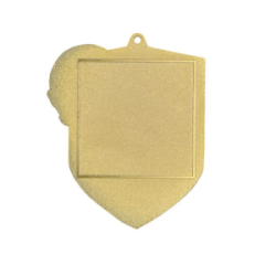 Medalis futbolas MD8049 aukso spalvos 78x67mm