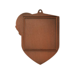 Medalis futbolas MD8049 bronzos spalvos 78x67mm
