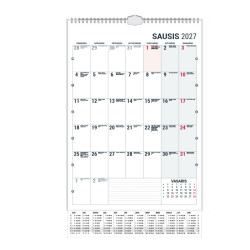 Sieninis kalendorius MONO PLANNER 2027 m.