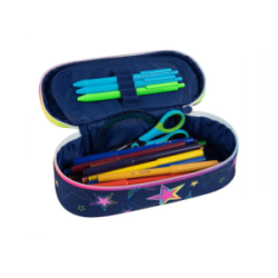 Penalas COOLPACK CAMPUS 23x10x6cm, margas, violetinės spalvos