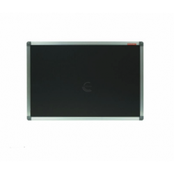 Juoda kreidinė magnetinė lenta aliuminiu rėmu, 90x60cm CLASSIC